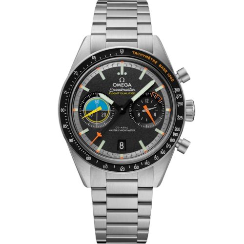 Omega Speedmaster Pilot Flight Qualified Stainless Steel / Black